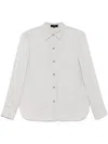 Theory Straight Shirt In Grey