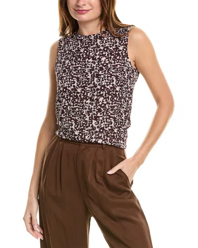 THEORY STRAIGHT SILK SHELL