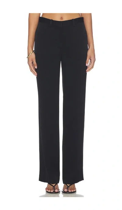 Theory Straight Slim Pants In Black