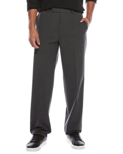 Theory Straight Wool-blend Pant In Black