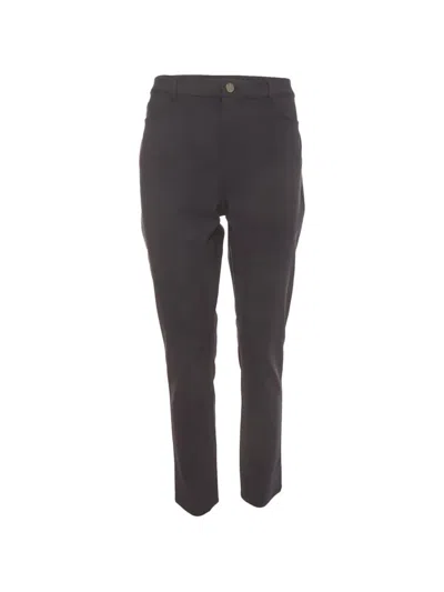 Pre-owned Theory Straight-leg Trousers In Blue