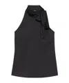 Theory Strap-strap Vest In Black