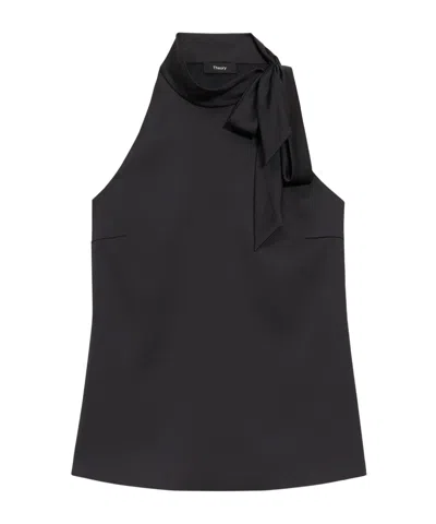 Theory Strap-strap Vest In Black