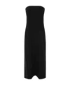 Theory Strapless Maxi Dress In Black