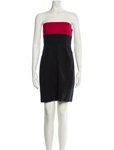 Pre-owned Theory Strapless Mini Dress