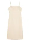 Theory A-line Midi Dress In Linen Blend