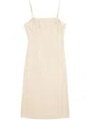 Theory A-line Midi Dress In Linen Blend