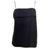Theory Strappy Blouse In Black Viscose In Black