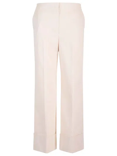 THEORY STRETCH COTTON TROUSERS