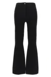 Theory Flared Full Length Pants In Black