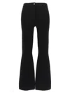 Theory Flared Full Length Pants In 黑色的