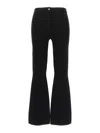 Theory Flared Full Length Pants In Black