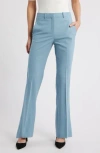 Theory Stretch Wool Trousers In Blue