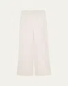 Theory Stripe Canvas High-rise Trousers