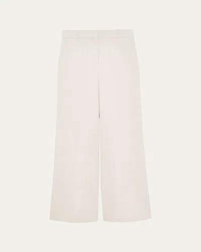 Theory Stripe Canvas High-rise Trousers