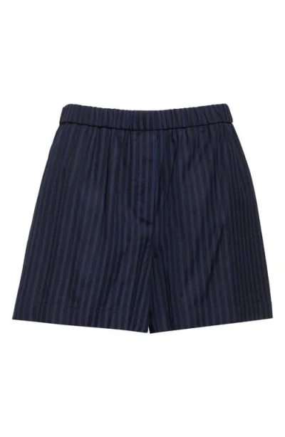 Theory Stripe Cotton Boxers Shorts
