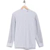 Theory Stripe Long Sleeve Button-up Shirt In Gray