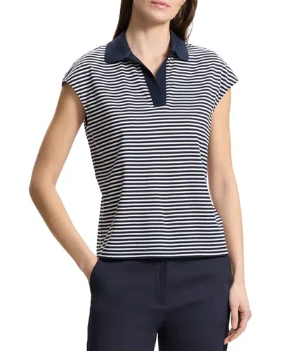 Theory Stripe Sweater T-shirt In Blue