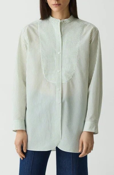 Theory Stripe Tunic Shirt