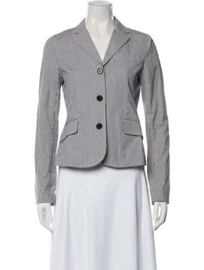 Pre-owned Theory Striped Blazer In Multi
