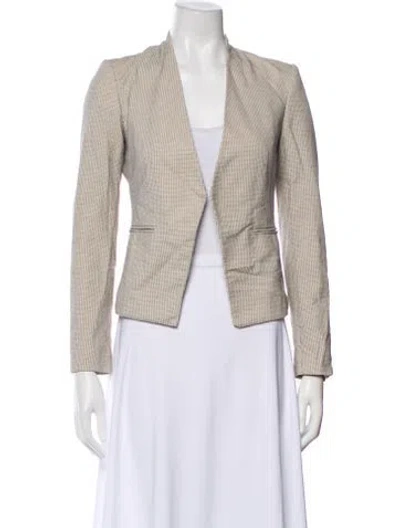 Pre-owned Theory Striped Blazer In Multi