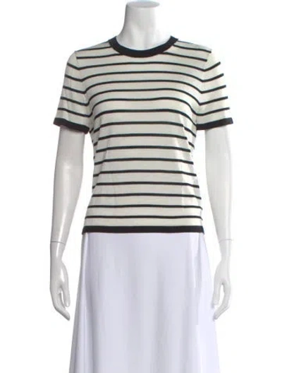 Pre-owned Theory Striped Crew Neck Sweater In Multi