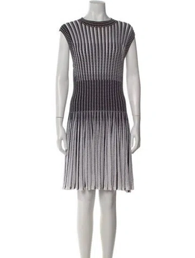 Pre-owned Theory Striped Knee-length Dress In Multi