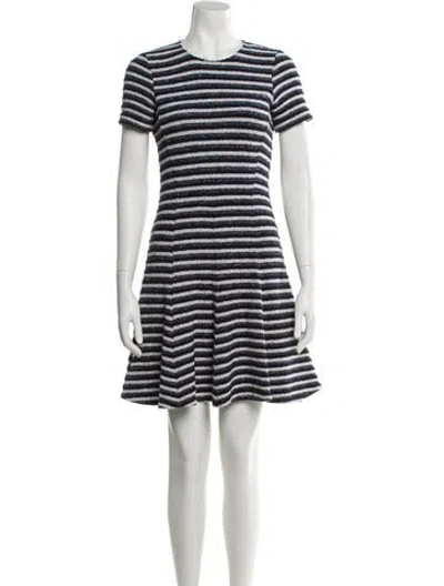 Pre-owned Theory Striped Mini Dress
