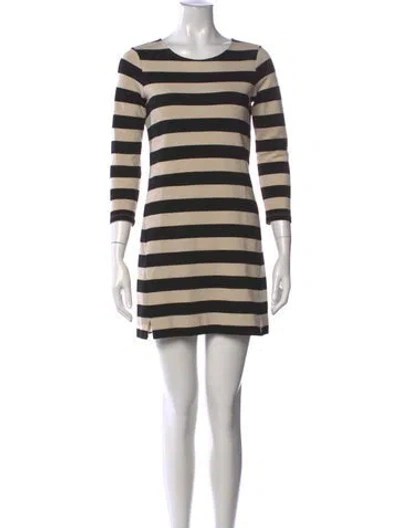 Pre-owned Theory Striped Mini Dress