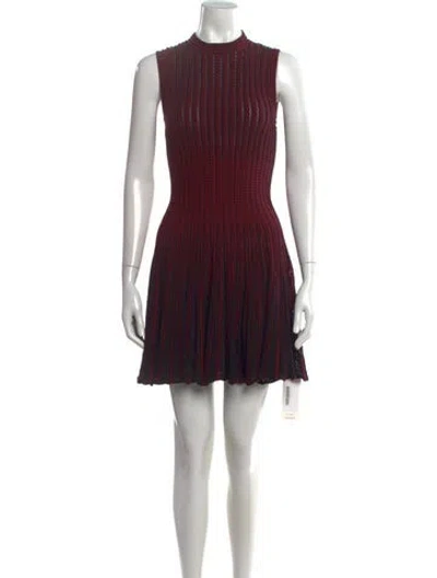 Pre-owned Theory Striped Mini Dress In Multi