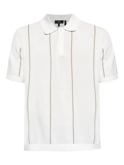 THEORY STRIPED POLO SHIRT