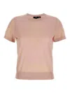 Theory Basic Tee Sweaters And Cardigans In Pink