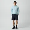 Theory Sweat Short In Light Bilen In Blue