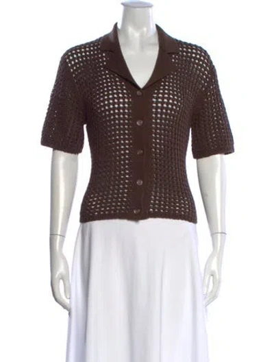 Pre-owned Theory Sweater In Brown