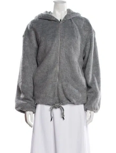 Pre-owned Theory Sweater In Gray