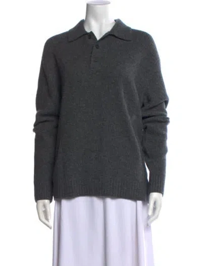 Pre-owned Theory Sweater In Gray