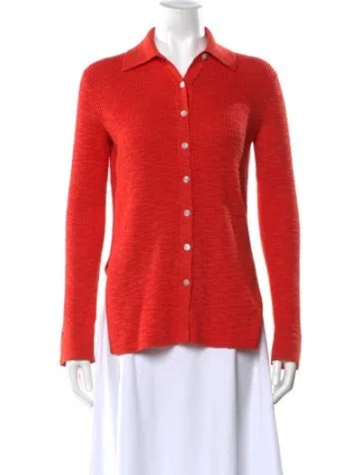 Pre-owned Theory Sweater In Orange