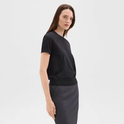 Theory Sweater Tee In Regal Wool In New Pestle Melange