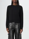 Theory Sweater  Woman Color Black In Black