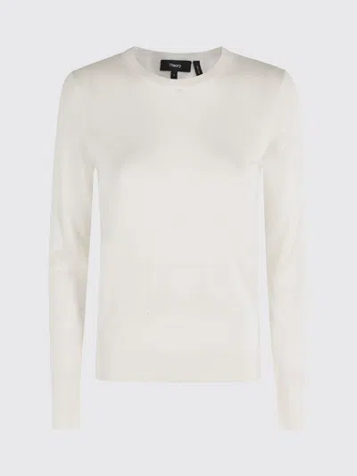 Theory Sweater  Woman Color Ivory In White