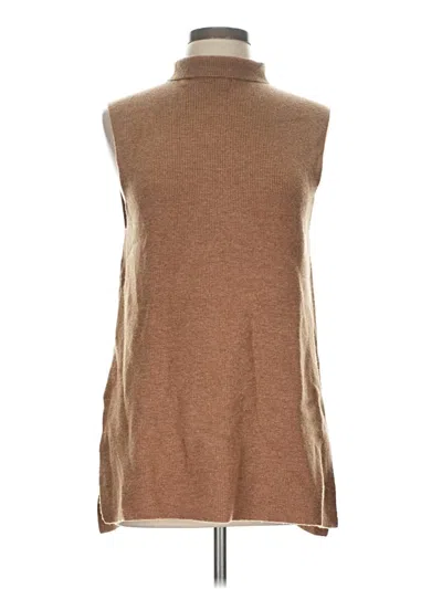 Pre-owned Theory Sweater Vest In Brown