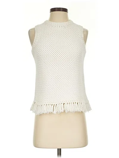 Pre-owned Theory Sweater Vest In Ivory