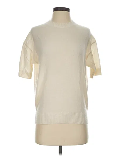 Pre-owned Theory Sweater Vest In Ivory