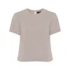 Theory Admiral Crepe Blouse In Beige