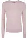 Theory Crewneck Wool-blend Sweater In Multicolor