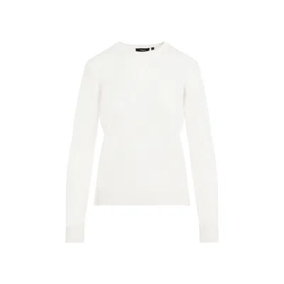 Theory Sweaters In White