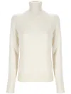 Theory Womens Cashmere Turtleneck Pullover Sweater In White