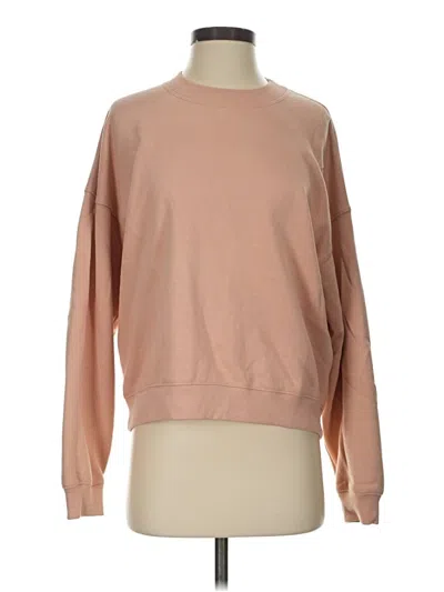 Pre-owned Theory Sweatshirt In Tan