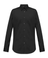 Theory Sylvain Mens Poplin Tab Collar Button-down Shirt In Black
