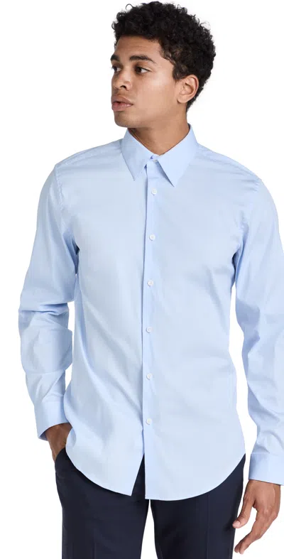 THEORY SYLVAIN GOOD COTTON SHIRT OLYMPIC
